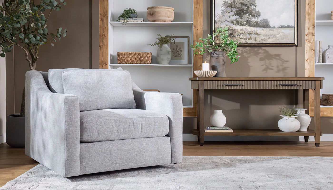Asher Sofa & Swivel Chair