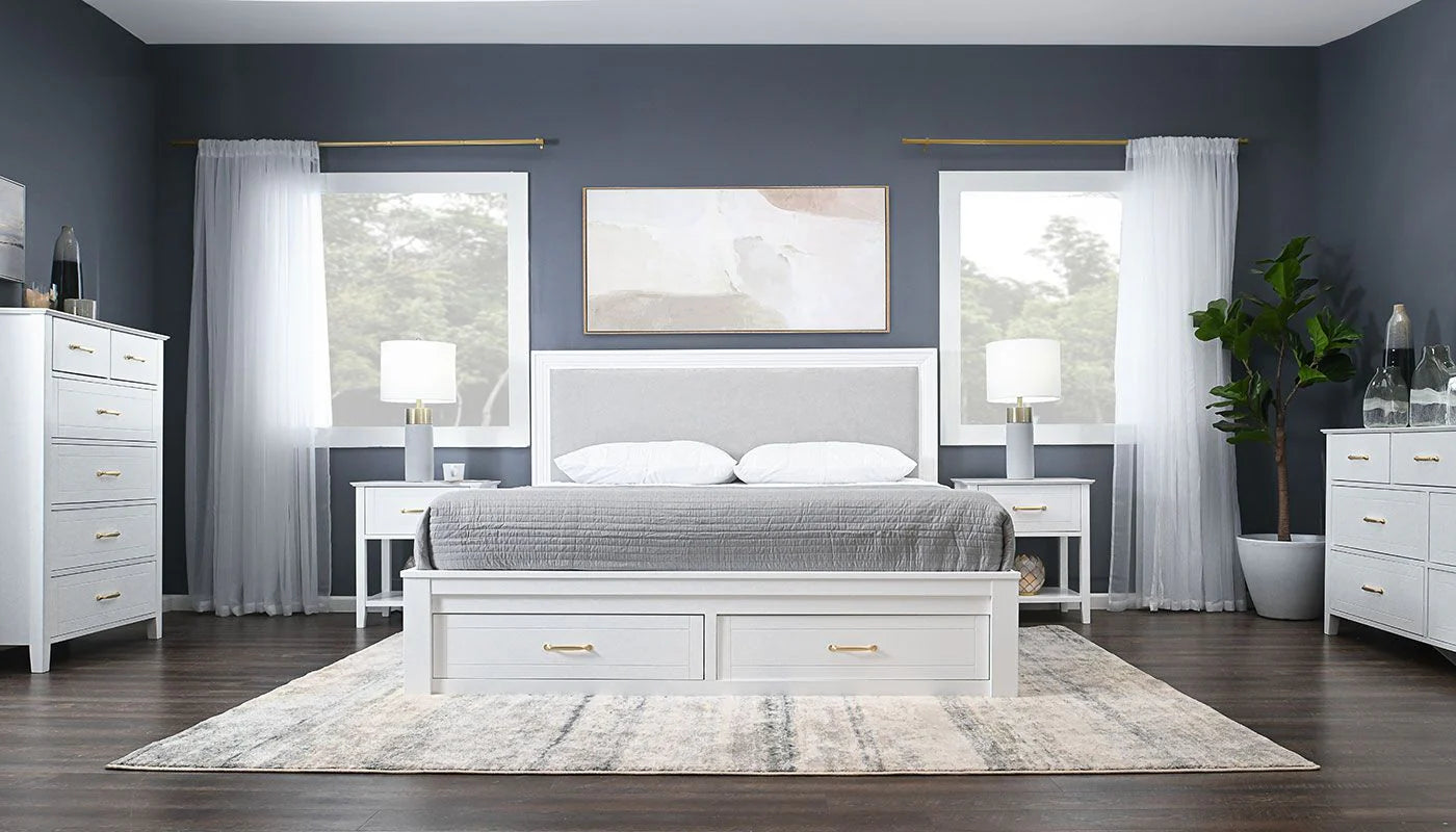 Walker White Queen Bed
