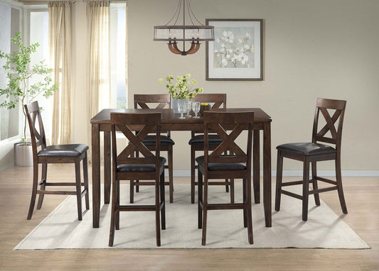 ASPEN 60 IN 7PC COUNTER DINING SET