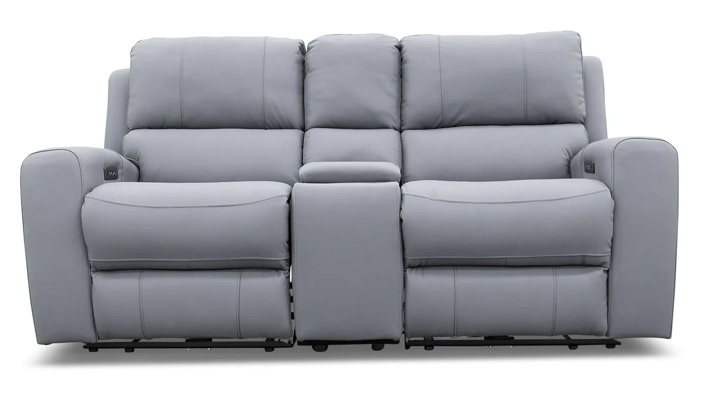 Declan Blue/Grey Loveseat