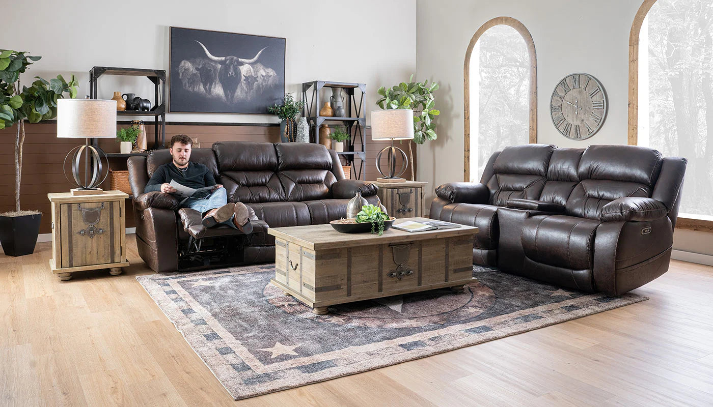 Hailey Chocolate Sofa & Loveseat