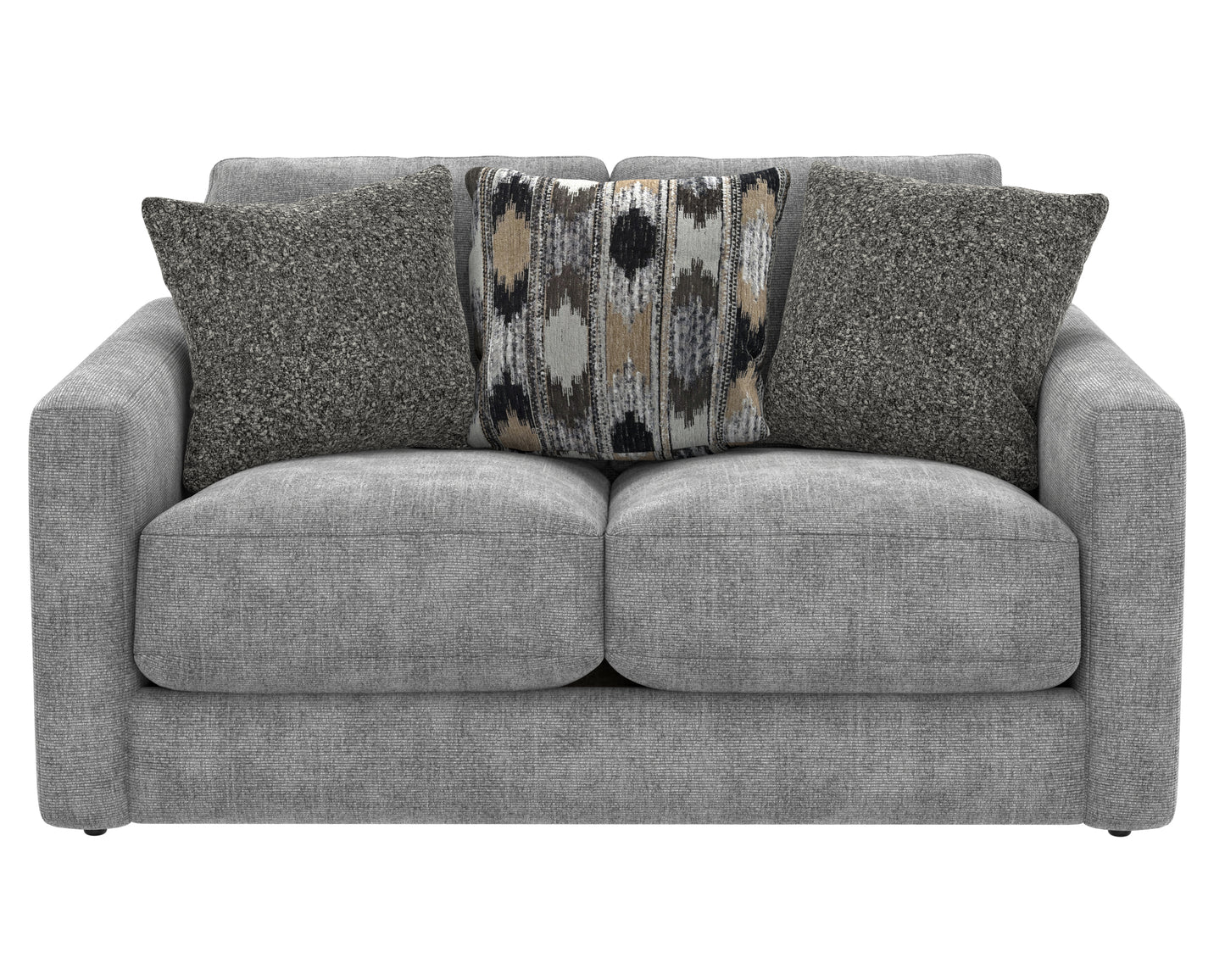 Alice Grey Sofa, Loveseat & Ottoman