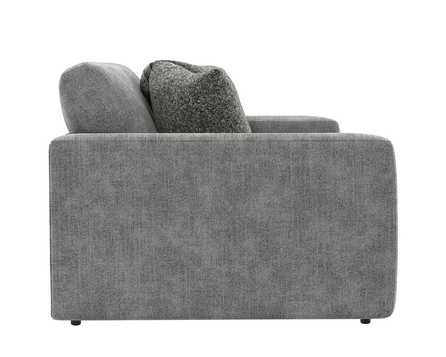 Alice Grey Sofa, Loveseat & Ottoman