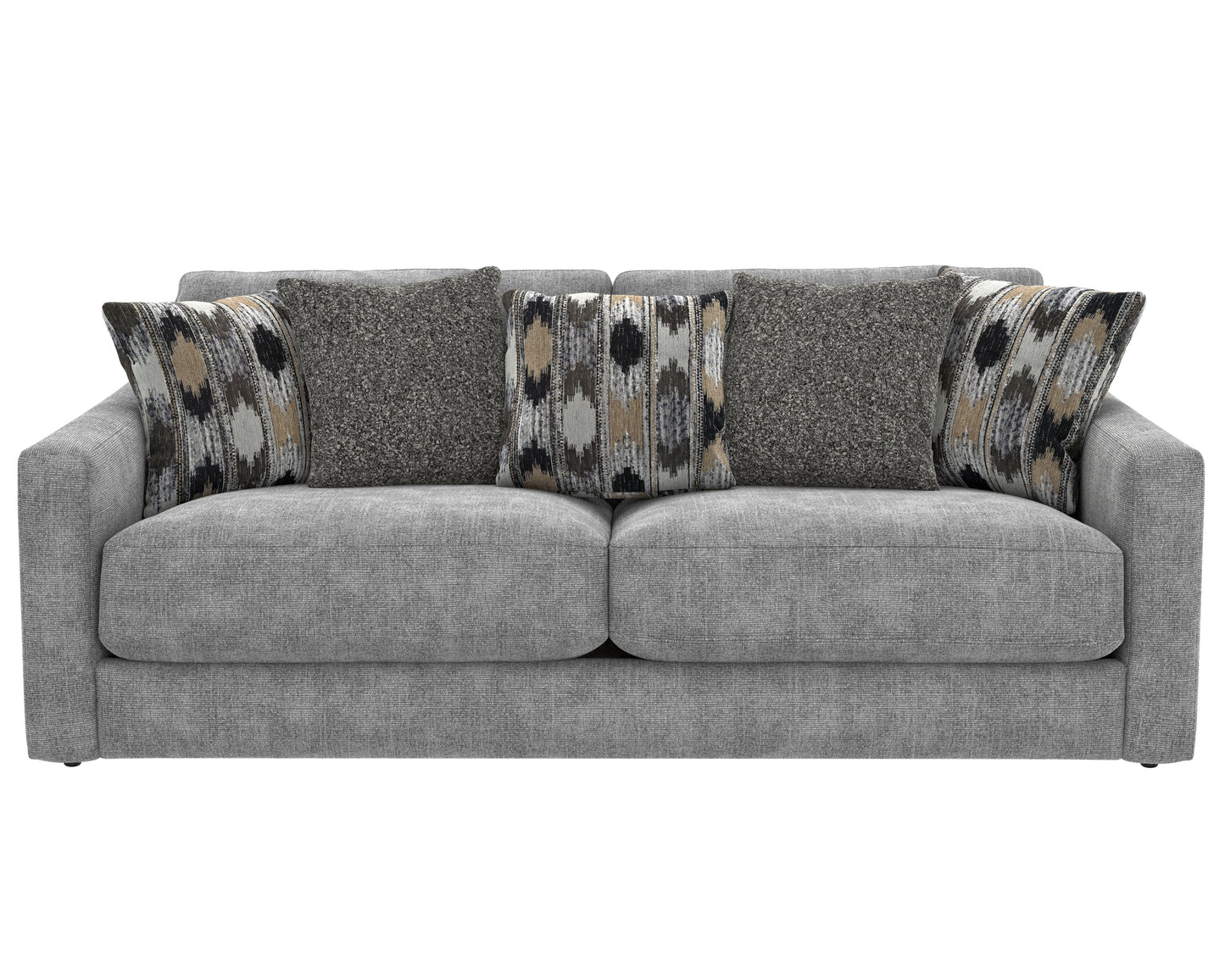 Alice Grey Sofa, Loveseat & Ottoman