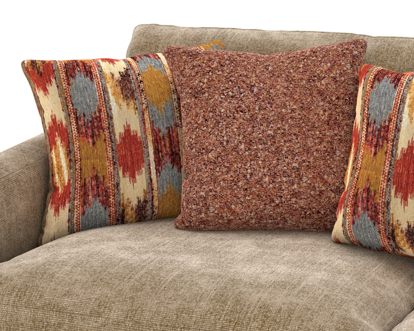 Alice Brown Sofa, Loveseat & Ottoman