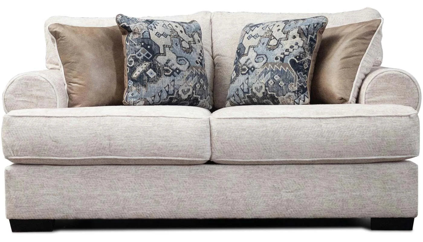 Memphis Beige Sofa & Loveseat