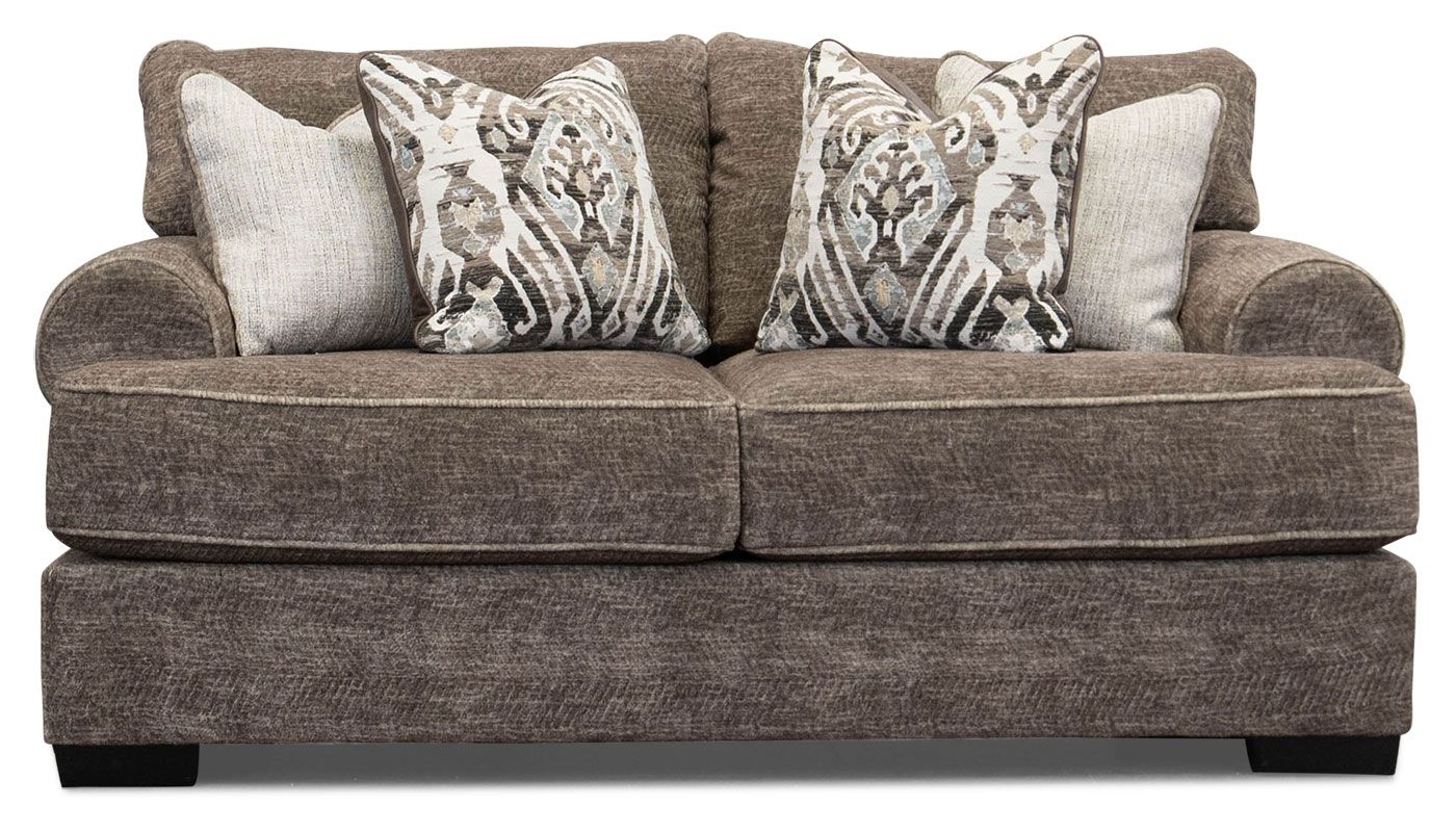 Memphis Chocolate Sofa & Loveseat
