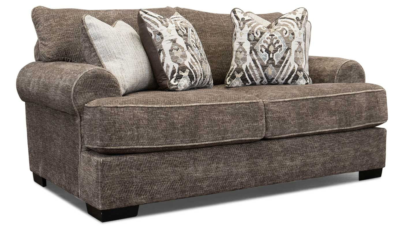 Memphis Chocolate Sofa & Loveseat