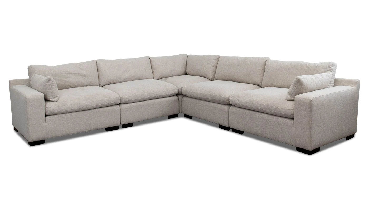 Colin Fabric 5pc. Sectional