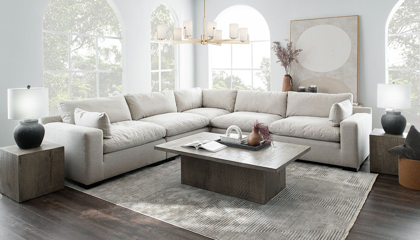 Colin Fabric 5pc. Sectional
