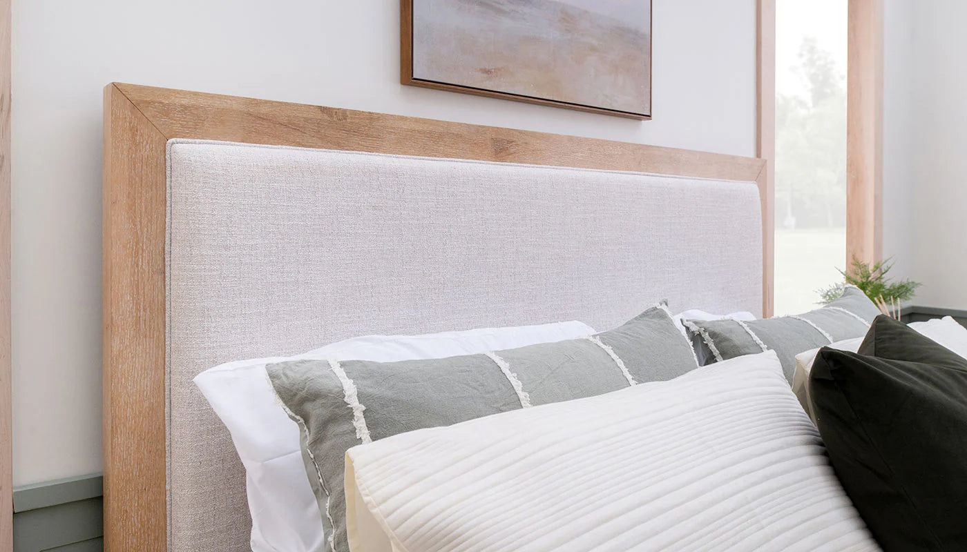 Ember Upholstery King Bed