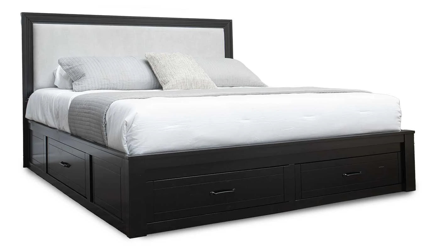 Walker Black Queen Bed
