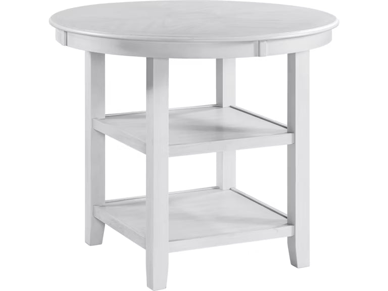 Amber Counter White 5pc Dining Set