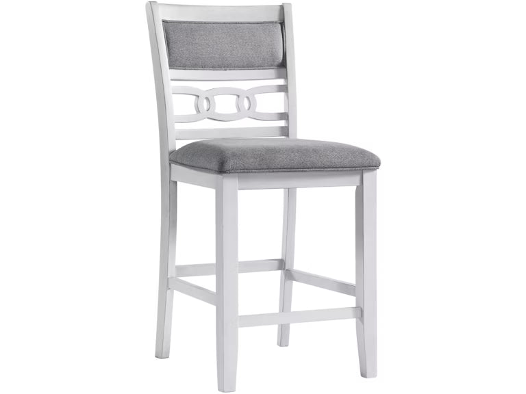 Amber Counter White 5pc Dining Set