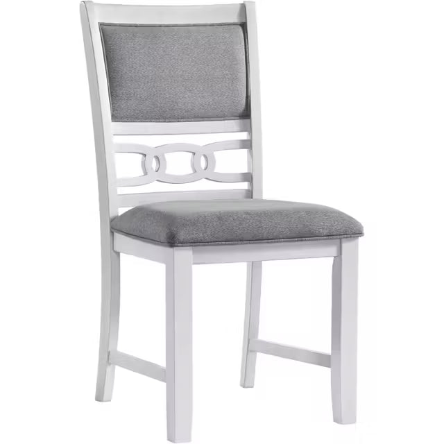 Amber White 5pc Dining Set
