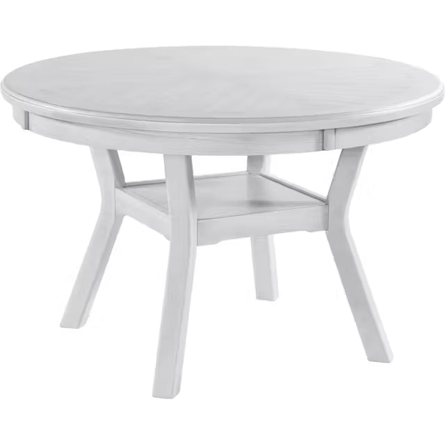 Amber White 5pc Dining Set