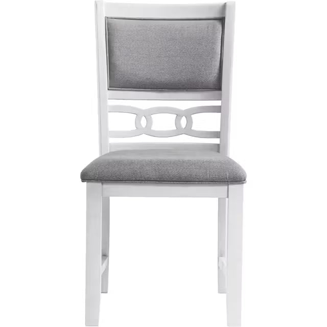 Amber White 5pc Dining Set