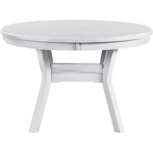 Amber White 5pc Dining Set