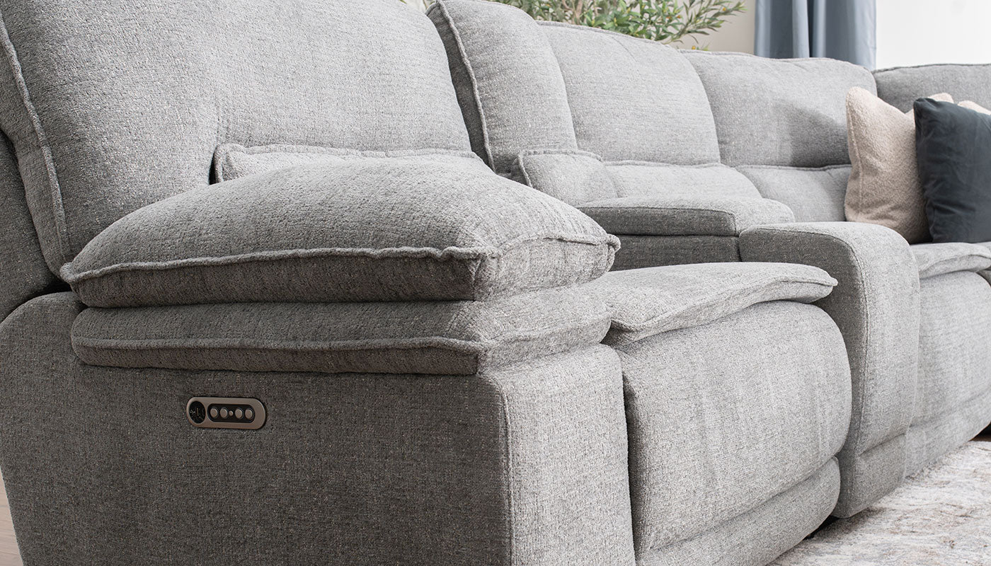 Braxton Dark Grey 6pc. Sectional