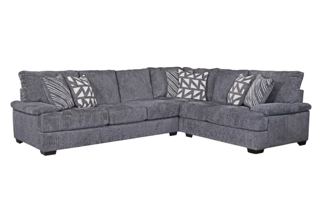 Vegas Charcoal 2pc. Sectional